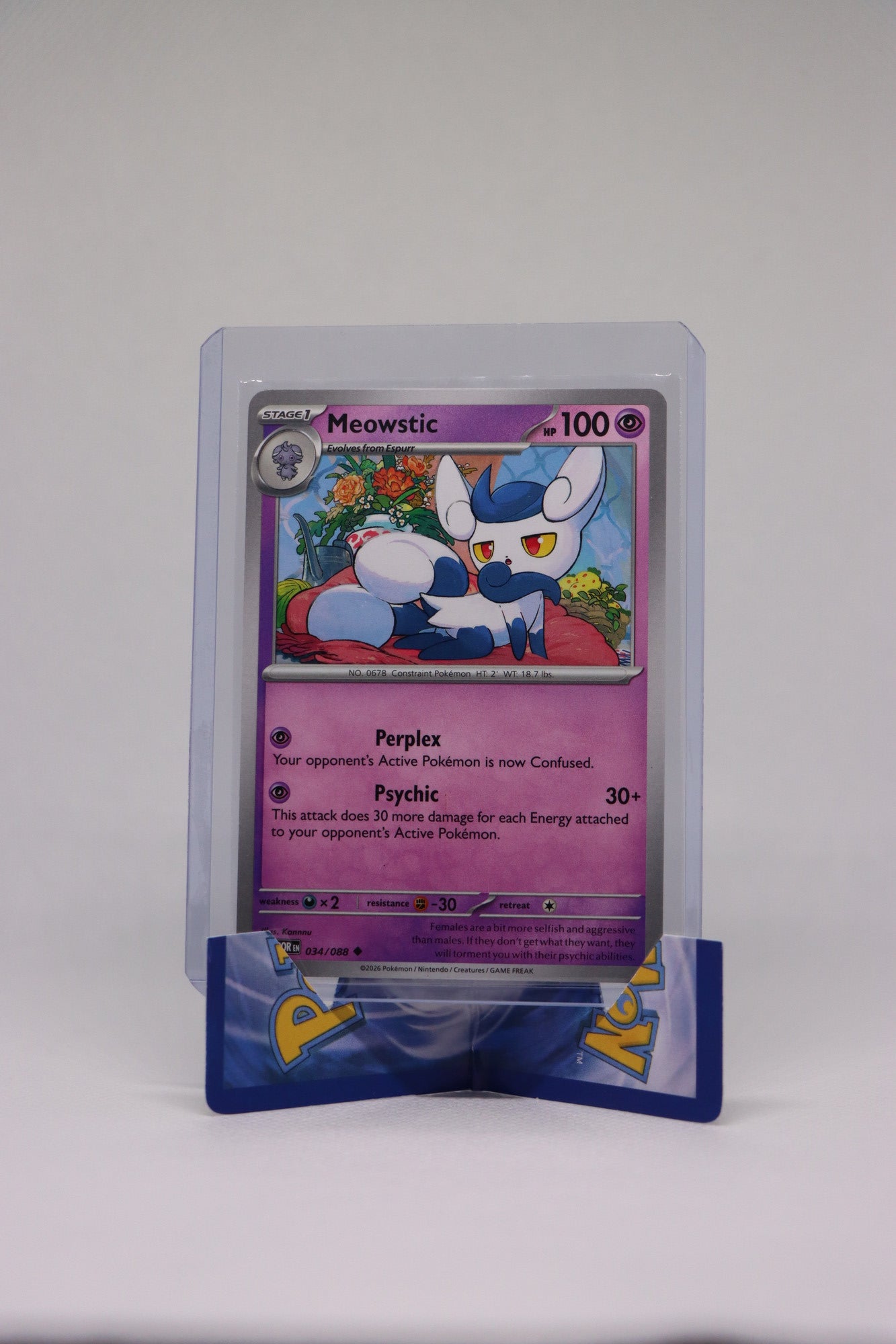 Meowstic 034/088 | Mega Evolution - Perfect Order Pokémon