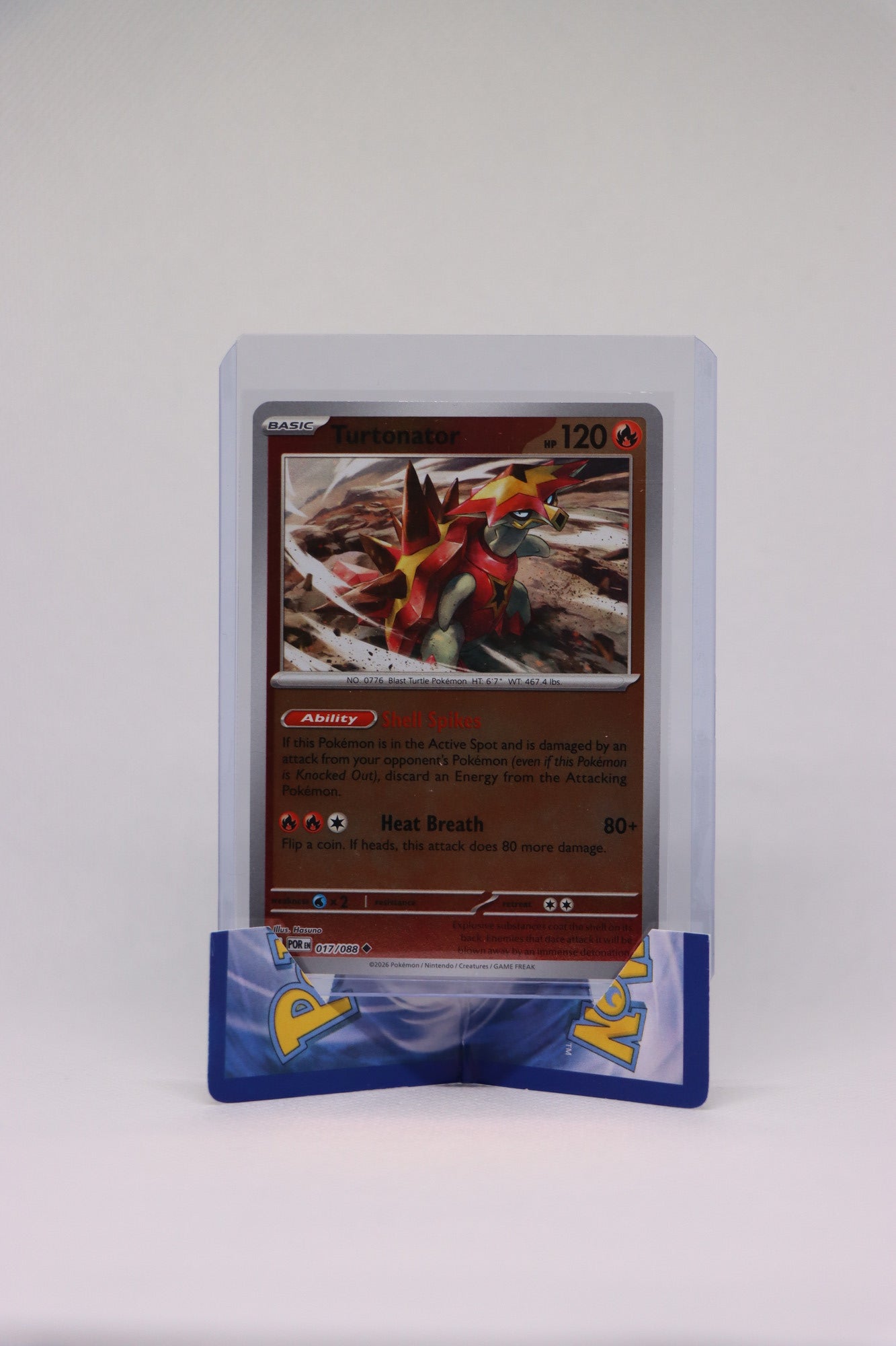 Turtonator 017/088 Reverse Holo | Mega Evolution - Perfect Order Pokémon