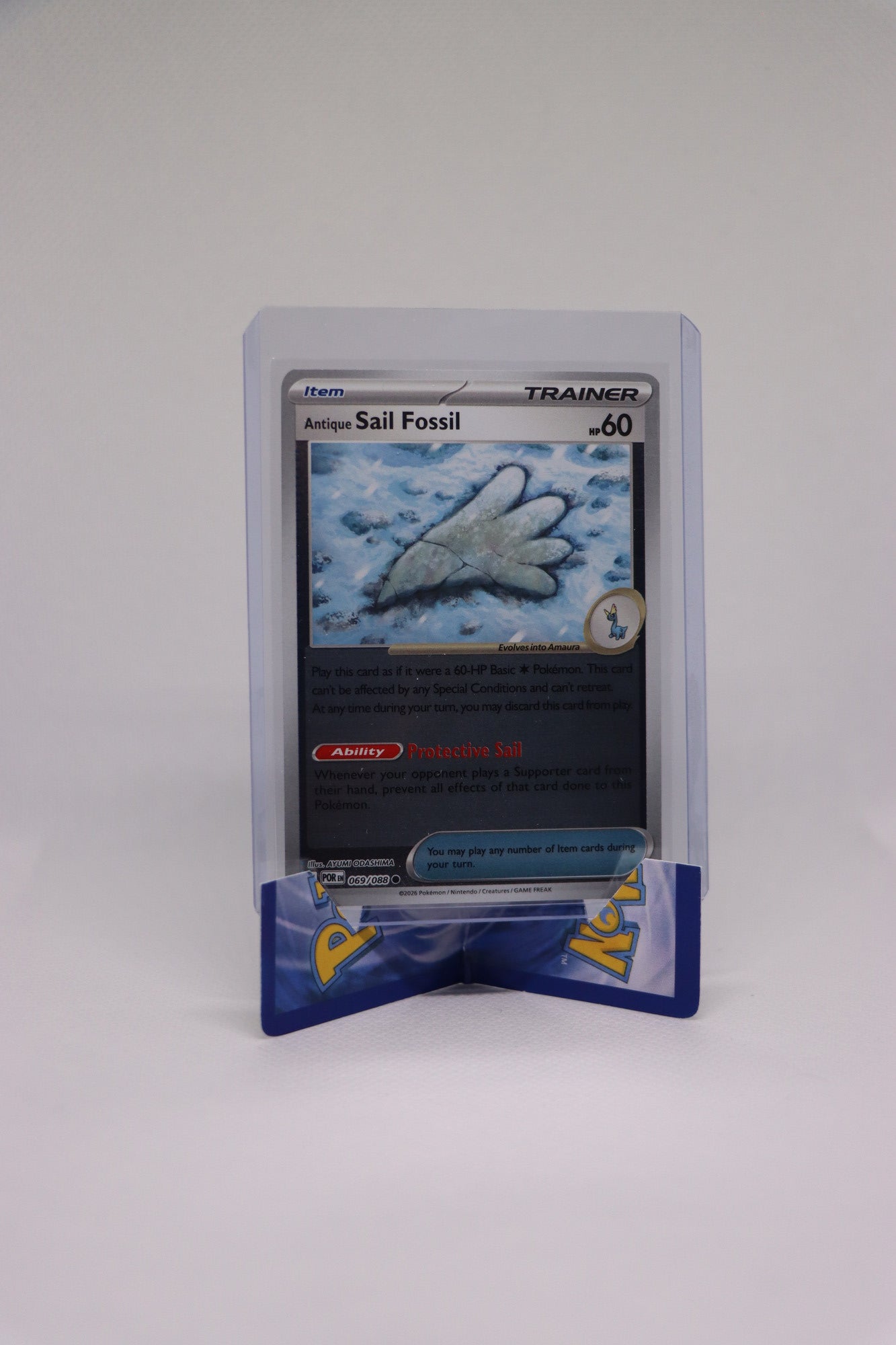 Antique Sail Fossil 069/088 Reverse Holo | Near Mint Condition