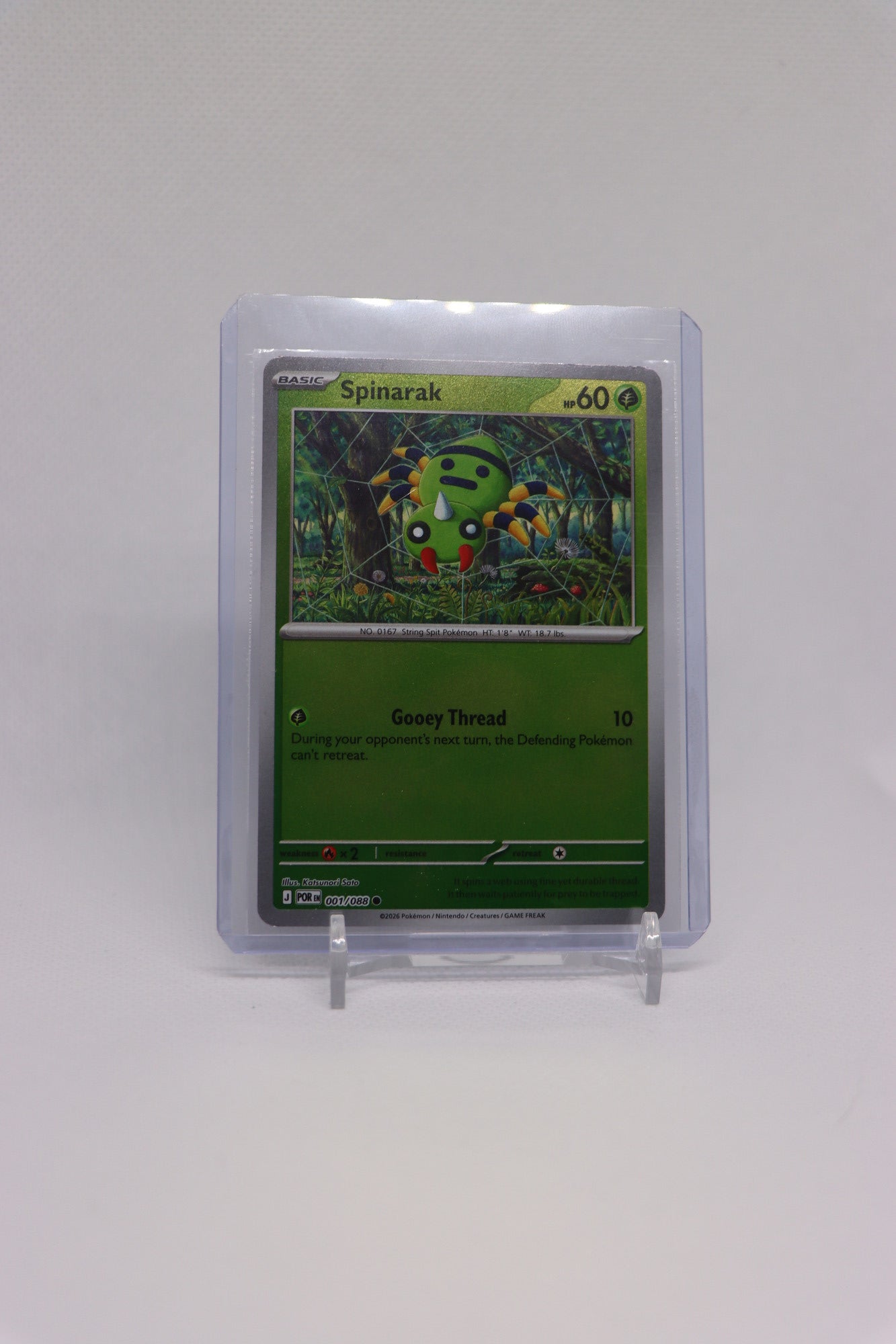 Spinarak 001/088 Reverse Holo - Perfect Order (PRE)