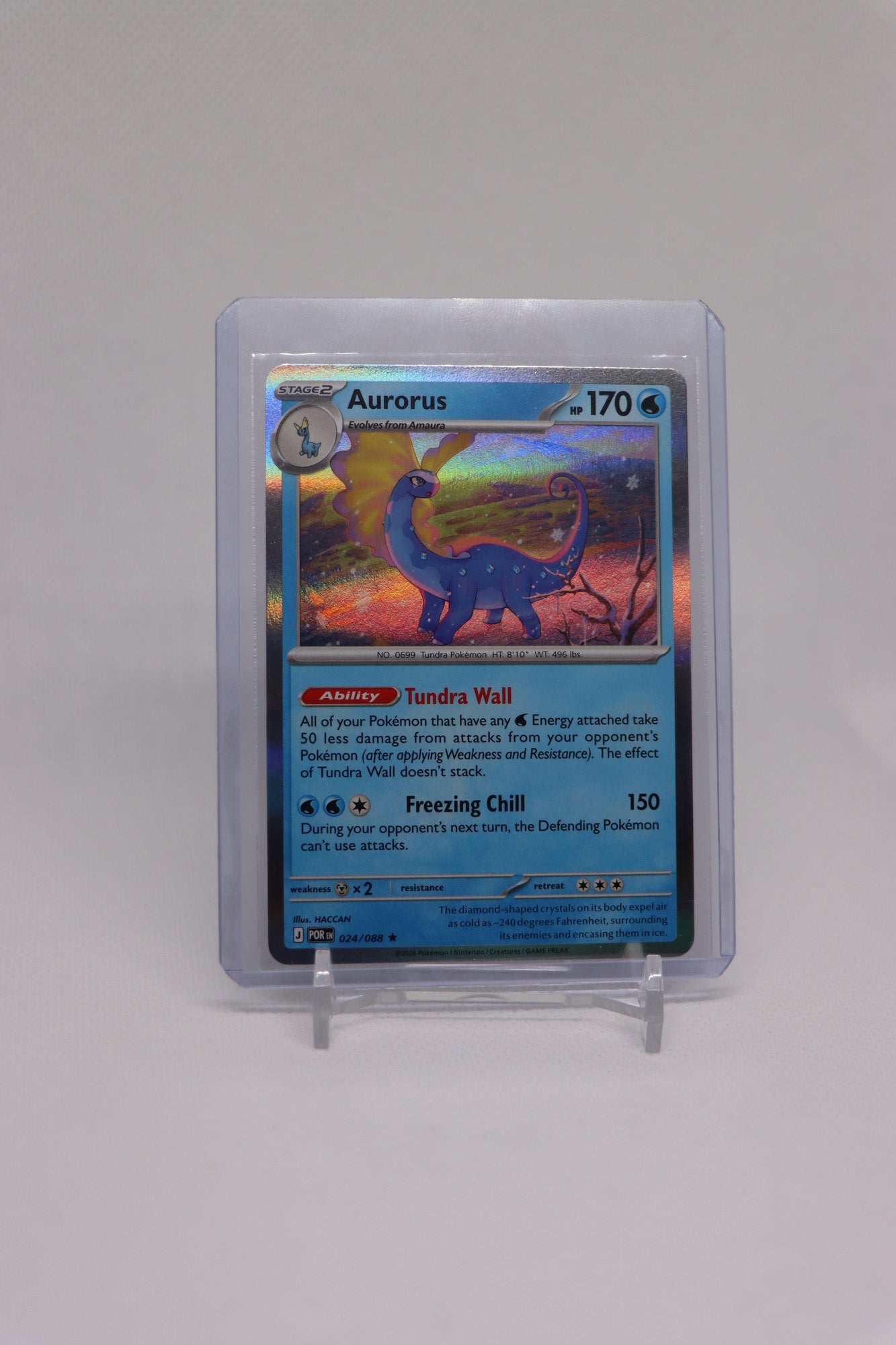 Aurorus 024/088 Holo  | Near Mint Condition