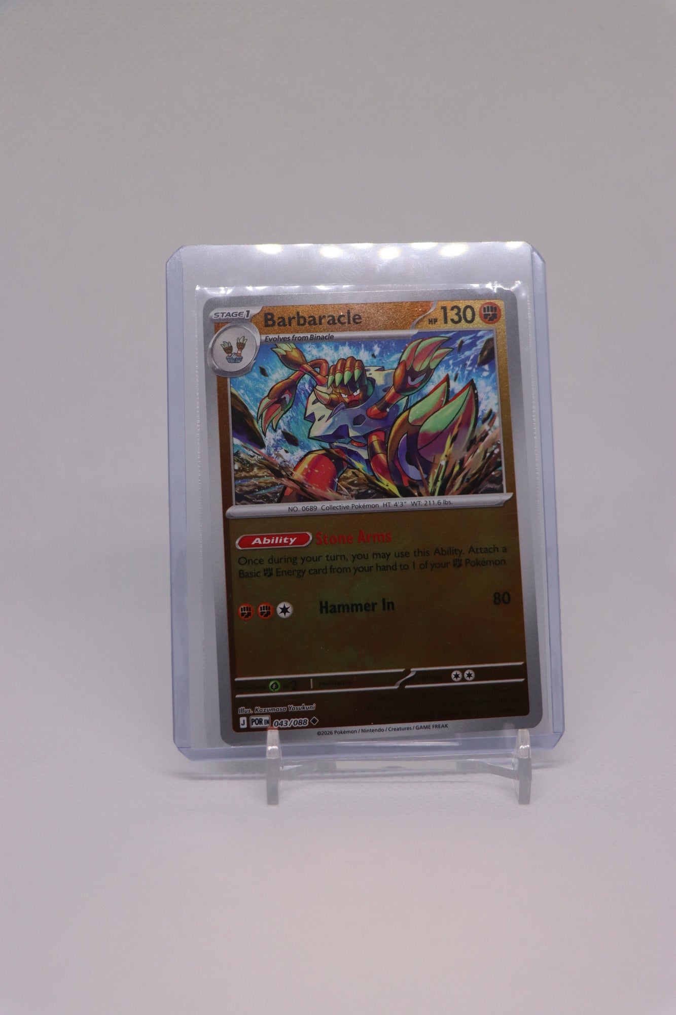 Barbaracle 043/088 Reverse Holo | Near Mint Condition