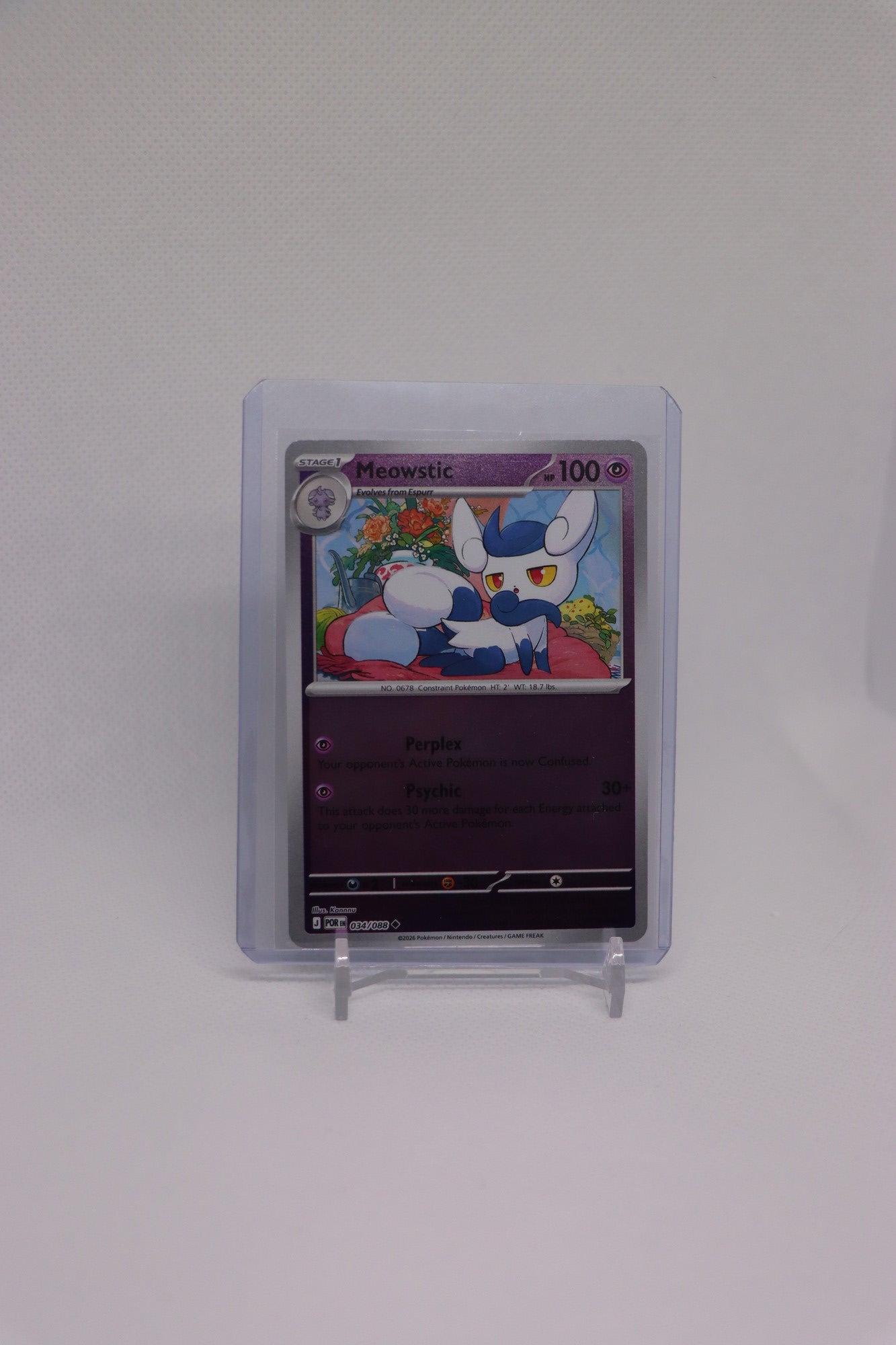 Meowstic 034/088 Reverse Holo