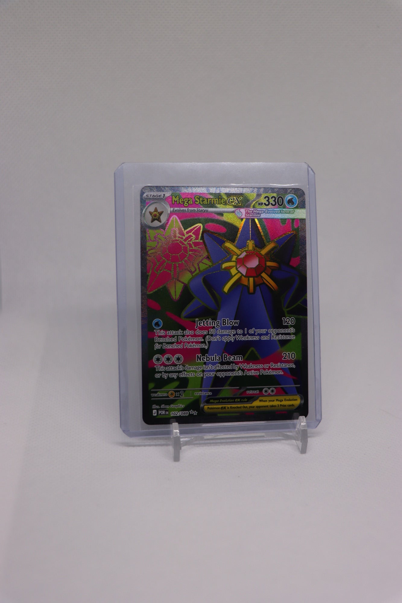 Mega Starmie ex 102/088 Illustration Rare
