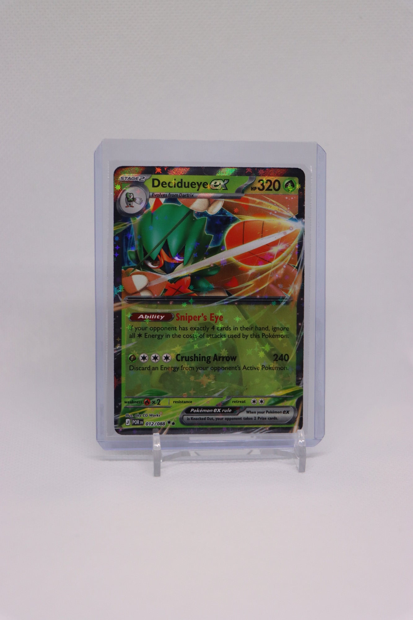 Decidueye ex 012/088 Double Rare English Pokémon TCG | Near Mint Condition