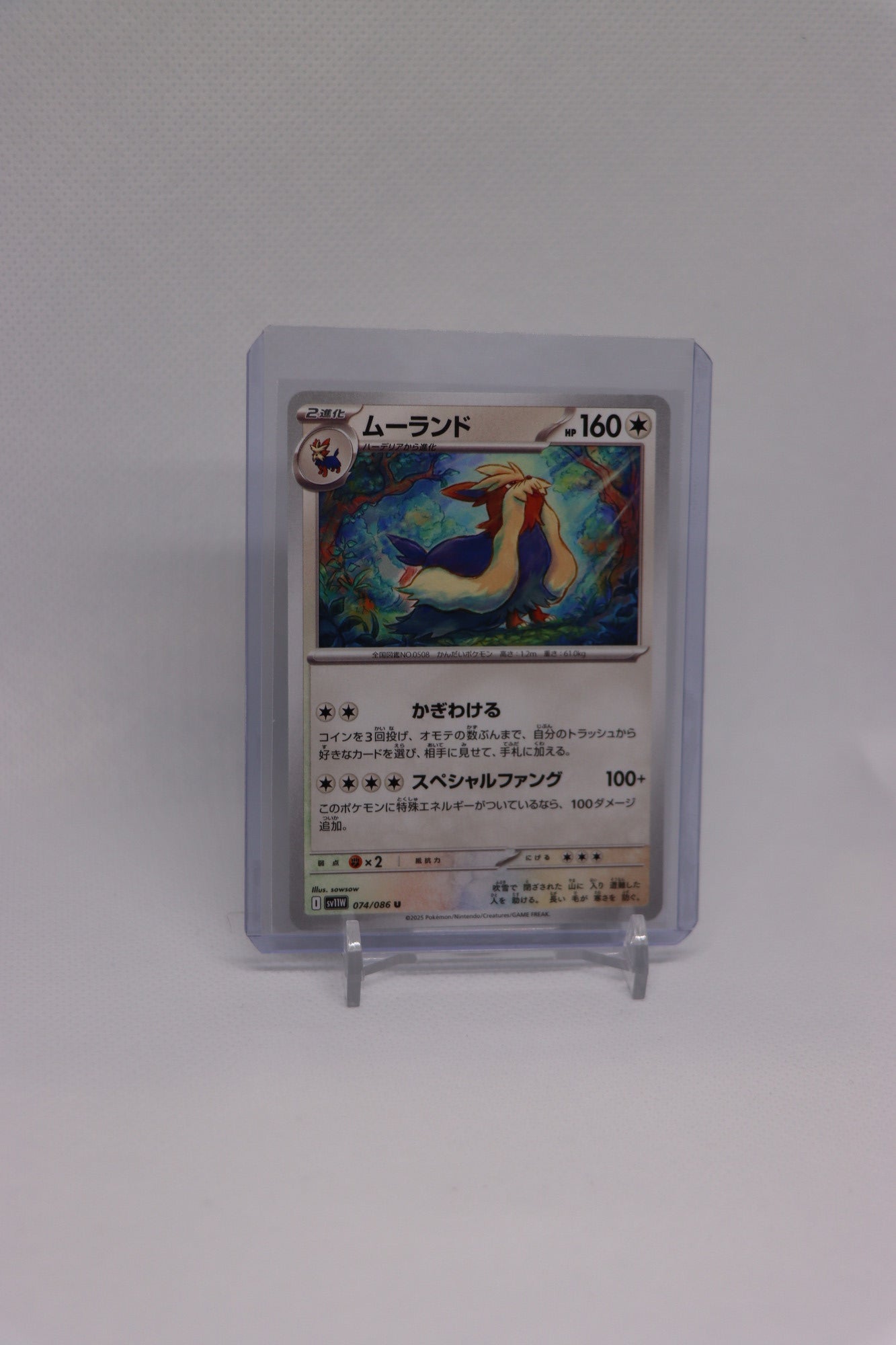 Stoutland 074/086 Uncommon Japanese White Flare (白熱のアルカナ) | Near Mint Condition